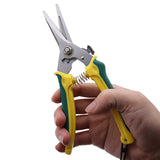 Bonsai Gardening Craft Scissors Multifunctional Shears Line Groove Shears Stainless Steel Rubber Straight Pruning Shears