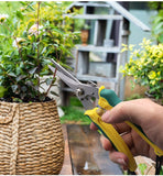 Bonsai Gardening Craft Scissors Multifunctional Shears Line Groove Shears Stainless Steel Rubber Straight Pruning Shears
