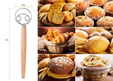 Danish Dough Whisk, Stainless Steel Dutch Style Hand Bread Mixer Dough Whisk Perfect Baking Tool For Pastry or Pizza