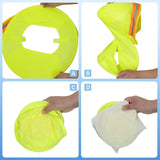 2 Pcs Hard Hat Neck Protection High Visibility Full Sun Protection and Neck Gaiter Bandana Face Scarf for Hard Hat Accessories In Australia - Darrahopens