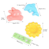 Rice Shaper Boil Egg Molds Stencils for Kids Bunny Stencil Kitchen Animal Molds Onigiri Shaper Rice Ball Makers In Australia - Darrahopens