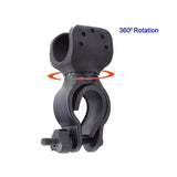 Bike Flashlight Mount Handlebar Light Holder Mount Bicycle Mounting Bracket Flashlight Holder Torch Clip 360º Rotation Bicycle