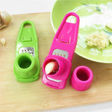 Garlic Grinder-Hand Garlic Grinder-Small Hand Grinder for Garlic-Garlic Slicer-Garlic Mincer-Hand Press Garlic Chopper-3pcs