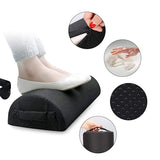 Foot Rest Cushion Under Desk at Office or Home, Ergonomic Memory Foam Footrest for Relieving Foot Sole, Foot Ankle