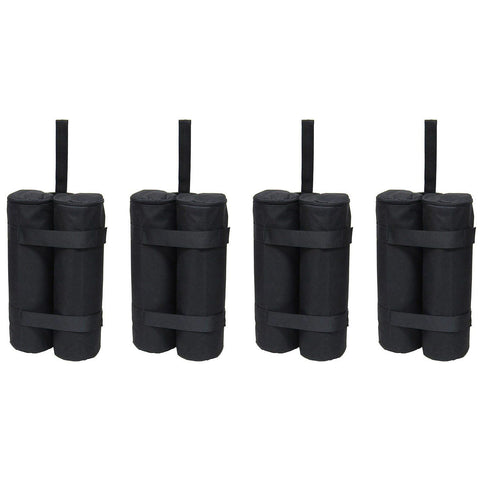 4-Pack Canopy Weights Sand Bags for Canopy Tent, Heavy Duty Weight Bags Sandbag for Pop Up Canopy Tents,(Bag Only)