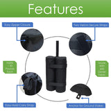 4-Pack Canopy Weights Sand Bags for Canopy Tent, Heavy Duty Weight Bags Sandbag for Pop Up Canopy Tents,(Bag Only)