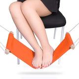 Home-organizer Portable Adjustable Foot Hammock for Corner Desk Office Foot Rest Mini Under Desk Foot Rest Hammock for Home