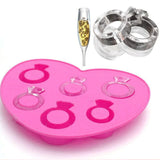 1 Pack Diamond Ring Resin Silicone Epoxy Resin Casting Mold for Jewelry and Pendant Making Valentine’s Day Ideal Gift DIY In Australia - Darrahopens
