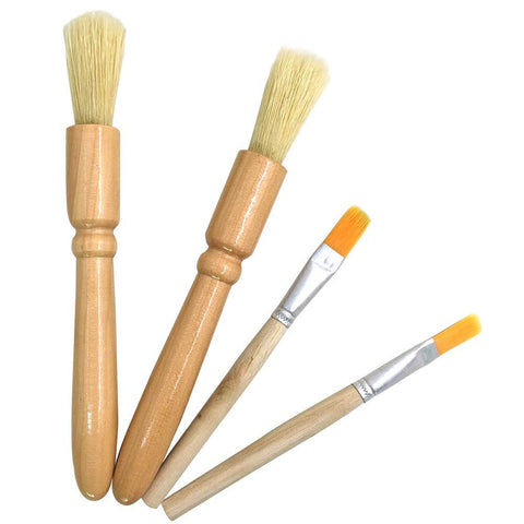 4 Packs Coffee Grinder Brush,DanziX Wooden Cleaning Brush for Grinders and Pasta Makers-Coffee brush 2 Size In Australia - Darrahopens