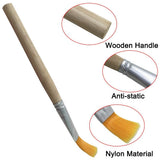 4 Packs Coffee Grinder Brush,DanziX Wooden Cleaning Brush for Grinders and Pasta Makers-Coffee brush 2 Size