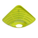 Triangle Shelf Rack Storage Shelf Rack Triangle Shelf Holder Soap Holder Sponge Holder Sink,Miscellaneous storage rack Green
