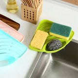 Triangle Shelf Rack Storage Shelf Rack Triangle Shelf Holder Soap Holder Sponge Holder Sink,Miscellaneous storage rack Green
