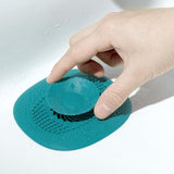Hair Catcher Silicone Hair Stopper Square Hair Drain Cover,Bathtub Shower Drain Protectors with Suction Cups for Bathroom Bathtub