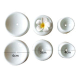 4 Forming Cups Button Shaped Drying Holder Sugar Flower Fondant Gumpaste Chocolate Forming Shaping Mold Cake