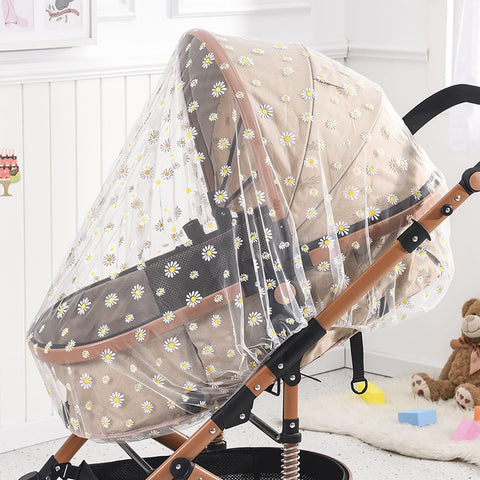 Mosquito Net for Stroller,Baby Pram Net Portable Daisy Print Stroller Netting Cover Perfect Bug Net for Strollers,Bassinets,Mini Crib In Australia - Darrahopens