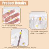 Mosquito Net for Stroller,Baby Pram Net Portable Daisy Print Stroller Netting Cover Perfect Bug Net for Strollers,Bassinets,Mini Crib