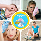 4 Packs Reusable Ice Pack Cold and Hot Use Hot Water Bag Kids Adults Cold Packs for Injuries Pain Relief Wisdom 6 Inches In Australia - Darrahopens