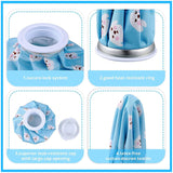 4 Packs Reusable Ice Pack Cold and Hot Use Hot Water Bag Kids Adults Cold Packs for Injuries Pain Relief Wisdom 6 Inches In Australia - Darrahopens