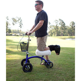 Steerable Knee Walker Knee Scooter for Adults for Foot Surgery & Deluxe Plush Synthetic Sheepskin Knee Scooter Pad Cover Cushion In Australia - Darrahopens