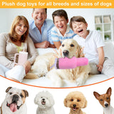 Funny Tumbler with Handle Cup Dog Toys,Squeaky Dog Toys Interactive Fluff and Tuff Dog Toys for Small Dogs/Large Dogs