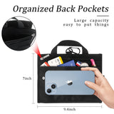 Luggage Cup Holder Travel Drink Bag for Suitcase Portable Foldable Luggage Drink Caddy With Handle (Black)