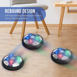 Hover Soccer Ball Boy Toy, Air Power Floating Hover Soccer with LED Light & Soft Foam Bumper, Kids Training Soccer Ball Indoor In Australia - Darrahopens
