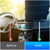 Retractable Windshield Sun Shade for Car, Large Sun Visor Protector Blocks 99% UV Rays to Keep Your Vehicle Cool