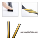 Weather Stripping Seal Strip for Doors/Windows 16 Feet, Self-Adhesive Backing Seals Large Gap Easy Cut to Size