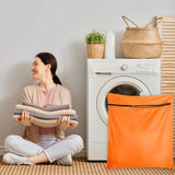 Pet Washing Bag Dog Cat Horse Hair Laundry Bag for Rug Sheet Boots Pets Laundry Helper 65x70cm Orange