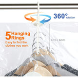 Hanging Vacuum Storage Bags Space Saver Bags for Clothes, 4 PackVacuum Seal Storage Bag for Suits, Coats or Jackets In Australia - Darrahopens