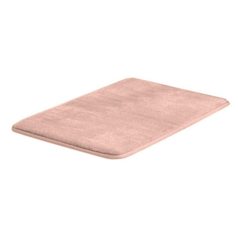 Memory Foam Bath Mat 40*60cm, Extra Soft Absorbent Bathroom Rugs Non Slip Bath Rug Runner for Shower Bathroom Floors, Pink