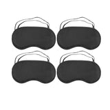 4pcs Comfortable Soft Sleep Eye Mask Shade Cover Lightweight Sleeping Blindfold for Men and Women, Suitable for Travel Sleep