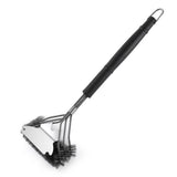 Grill Brushes Barbecue Scrapper Accessories Cleaning Brush Tools Outdoor Cleaner Stainless Steel Bristles Wire Kitchen Clean,Black
