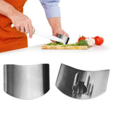 Stainless Steel Finger Guard, Finger Protector for Cutting Food, Premium Slicing Tool Finger Protector Finger Protectors when
