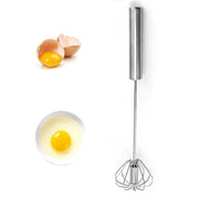 Stainless Egg Whisks, Hand Push Egg Rotary Whisk, Egg Beater Mixer, Semi-Automatic Rotating Whisk Hand Mixer Blender In Australia - Darrahopens