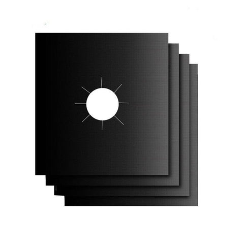 Stove Burner Covers - Gas Stove Protectors Black Double Thickness, Reusable, Non-Stick, Fast Clean Liners for Kitchen/Cooking In Australia - Darrahopens