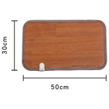 Foot Warmer Feet Heated Mat, Heated Cushion Temperature Control, Electric Heated Modern Multi-Function Area Rugs for Office