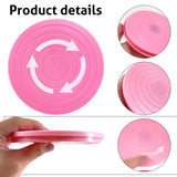 2Pcs Cake Decorating Turntable,5.5inch Rotating Cake Turntable, Turns Smoothly Revolving Cake Stand Cake Decorating Baking