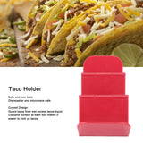 Foldable Holders , Red Taco Holder for Soft & Hard Taco Shells, Collapses for Improved Kitchen Storage & Organization In Australia - Darrahopens