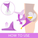 Female Urination Device, Reusable Female Urinal Women Pee Funnel Allows Women to Pee Standing Up, Travel 3pcs In Australia - Darrahopens