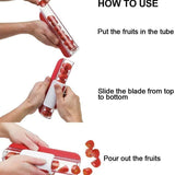 Zip Slicer for Tomatoes, Grapes and Cherry Tomatoes Slicer Cutter, Progressive Zip Slicer Fruit Splitter, Fast Easy Kitchen In Australia - Darrahopens