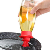 Plastic pastry brush bottle olive glass vinegar cruets teppanyaki oil brush oil dispenser glass terrarium oil vinegar holder