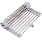 Roll Up Dish Drying Rack Over Sink Drying Rack Sink Cover Kitchen Sink Accessories Gadget Multipurpose Organizer Foldable