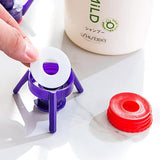 6pcs Bottles Stand Cap Kit Upside Down Bottle Dispenser Universal Plastic Bottle Emptying Kit Household Inverted Multifunctional