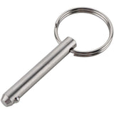 2 Pack Quick Release Pin, Diameter 1/4", Usable Length 1-1/2", Overall Length 2", Full 316 Stainless Steel, Marine Hardware