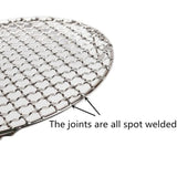 Stainless Steel Round Wire Baking Cooling Rack with Legs for Airfryer Oven, Nonstick Cooling Roasting Rack Net Grill Barbecue Rac