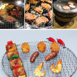 Stainless Steel Round Wire Baking Cooling Rack with Legs for Airfryer Oven, Nonstick Cooling Roasting Rack Net Grill Barbecue Rac