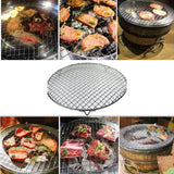 Stainless Steel Round Wire Baking Cooling Rack with Legs for Airfryer Oven, Nonstick Cooling Roasting Rack Net Grill Barbecue Rac
