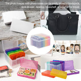 5"x 7" Photo Storage Box Container Keeper Organizer, for Pictures Crafts Scrapbooking Stationery, Protection and Organization