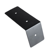 2 PCS Heavy Duty Steel L Brackets Angle Channel Profile Corner Brace for Connector Support Shelving Wall Mounted